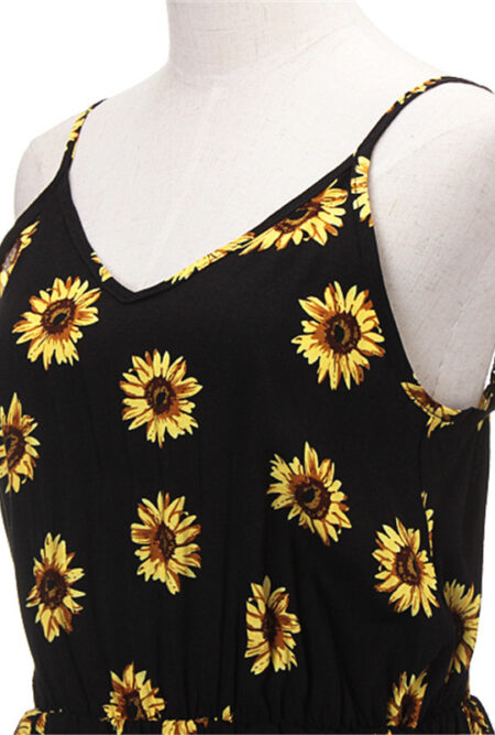 Sunflower Print Playsuit