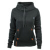 Hooded Top with Self-tie Pockets - Image 2