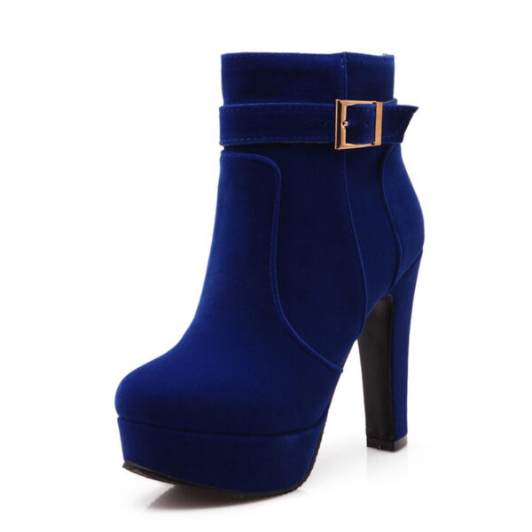 Warm High Heels Ankle Boots