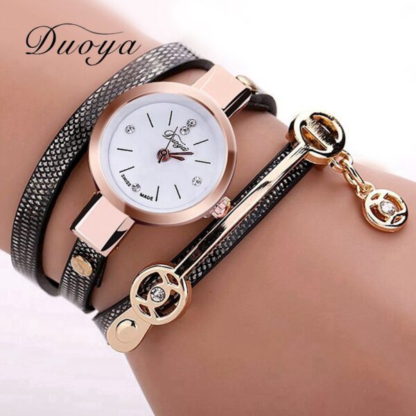 Women Gold Bracelet Quartz Gift Watch