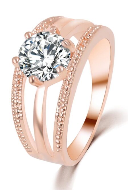 Austrian Crystal Gold Ring 17Km