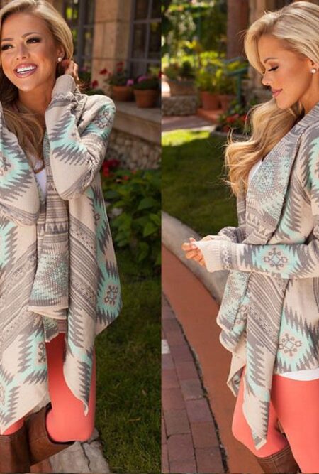Women Long Sleeve Cardigan