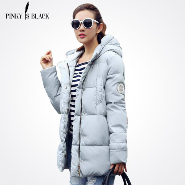 Long Parkas Thickening Cotton Women Winter Coat - Image 4
