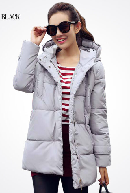 Long Parkas Thickening Cotton Women Winter Coat