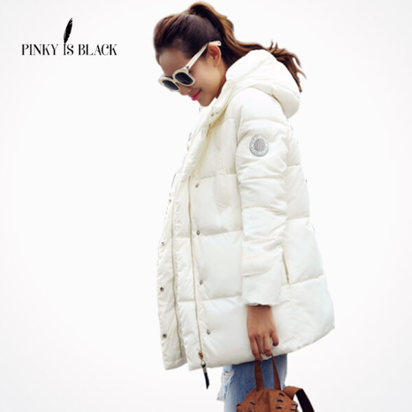Long Parkas Thickening Cotton Women Winter Coat