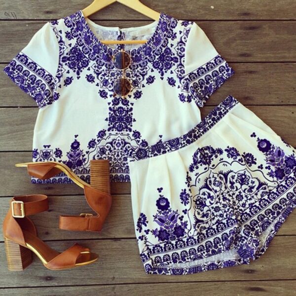 Summer 2 Pieces Clothes Set - Image 4