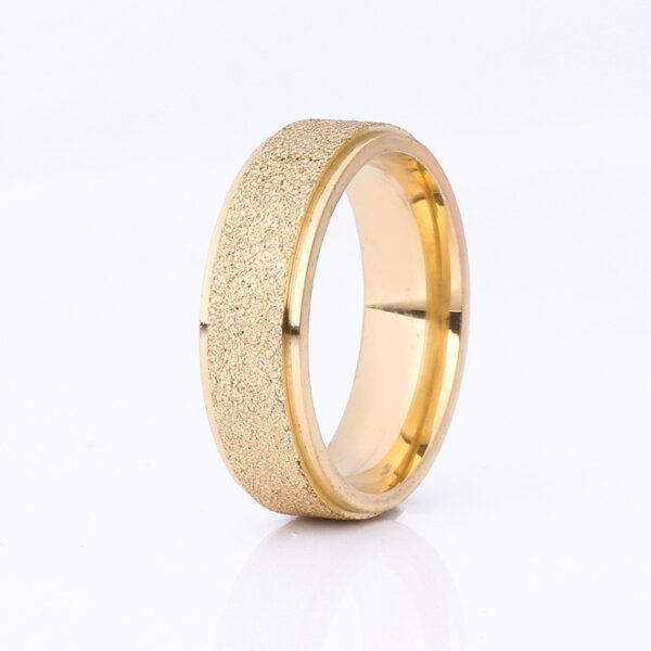 Titanium  High Quality  Frosted Rings for Men Women - Image 2
