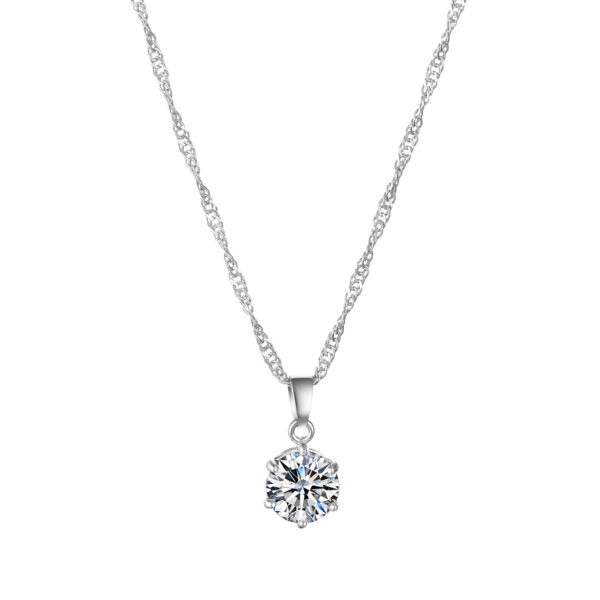 Silver Color Fashion Jewelry Set - Image 5