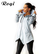 Long-Sleeved Hooded Coat