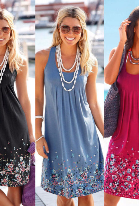 Short Loose Evening Party Dress