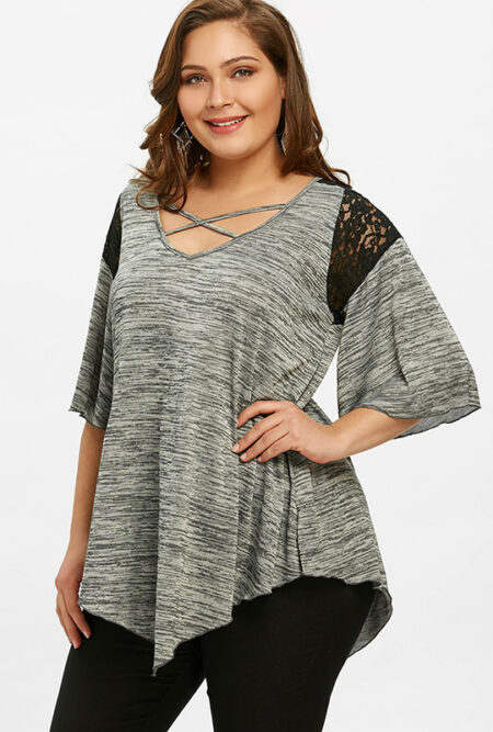 Large Size Casual Loose Blouse