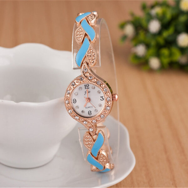 Luxury Crystal Bracelet Watch - Image 2
