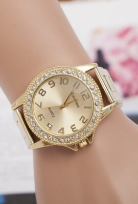 Luxury Crystal Stainless Steel Ladies Watch