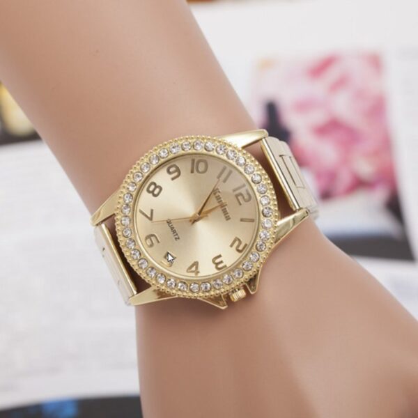 Luxury Crystal Stainless Steel  Ladies Watch
