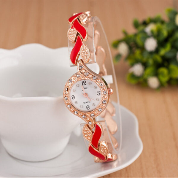 Luxury Crystal Bracelet Watch - Image 4