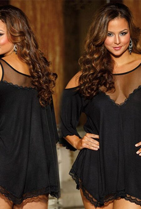 Off Shoulder Plus Size   Women’s Blouse