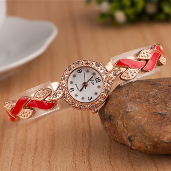 Luxury Crystal Bracelet Watch - Image 3