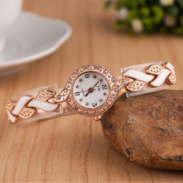 Luxury Crystal Bracelet Watch - Image 6