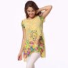Chiffon Blouses Floral Print Blouse Hollow Out - Image 3