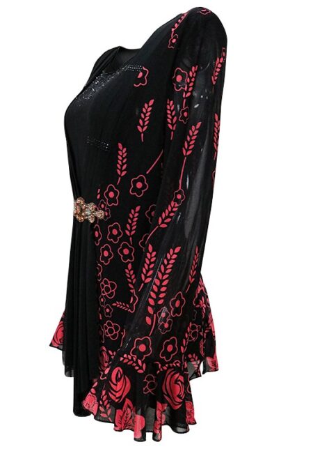 Vintage Female Wrap Top Plus Size