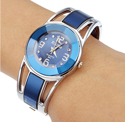Stainless Steel Dial Quartz Wristwatch