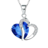 Fashion Heart  Crystal Pendant Necklace - Image 3