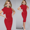 Elegant Ruffle Sleeves Casual Party Evening Dress - Image 3