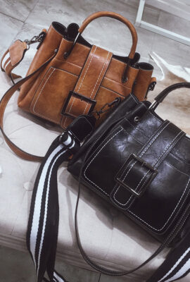 Retro Pu Leather Large Capacity Shoulder Bag