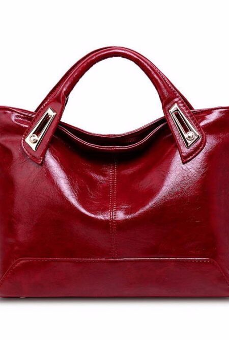 Women’s Oil Wax Leather Designer Handbag