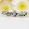 925 Sterling Silver Sparkling Bow Knot Stackable Ring Micro Pave - Image 4