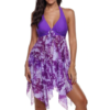 Two Piece Swimsuits With Chiffon Skirt - Image 6
