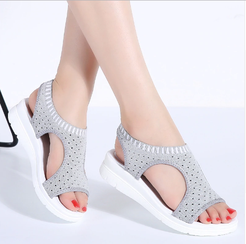 Comfortable Ladies Slip-on Flat Sandals - Fashion Design Store