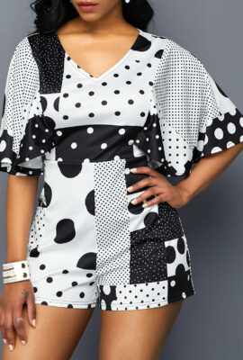 Lovely Dots & Print Two Piece