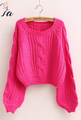 Gorgeous Short Sweater Twist Design 7 Colors