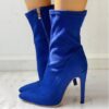 Gorgeous  Elastic Sock Stilletto Heel Boots - Image 5