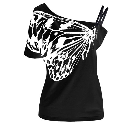 Beautiful Butterfly Short Sleeve Tunic - Image 3