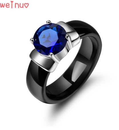 Rainbow Fire Mystic Crystal Zircon Solid 925 Sterling Silver Ring