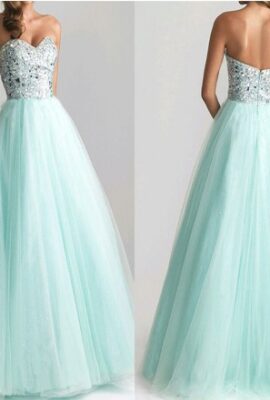 Pretty  Elegant Floor-length  Sequined  Prom Gown Dress