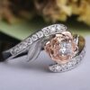 Gorgeous Sterling Silver Rose Flower Ring - Image 2