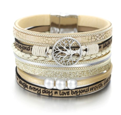 Love Beyond Words Multilayer Bracelet