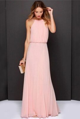 Lovely Chiffon Off Shoulder Casual New Summer Dress