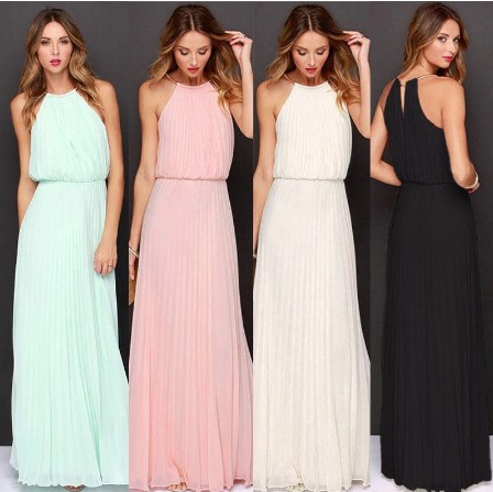 Elegant Off Shoulder Long Casual New Summer Dress - Fashion Design Store