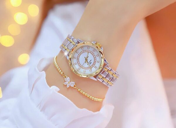 Luxury Brand  Rhinestone Elegant Ladies Watch - Image 2