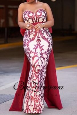 Luxury Plus Size Party  Evening Gown