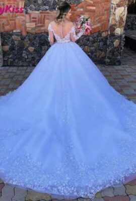 Beautiful  Princess Ball Gown Wedding Dress