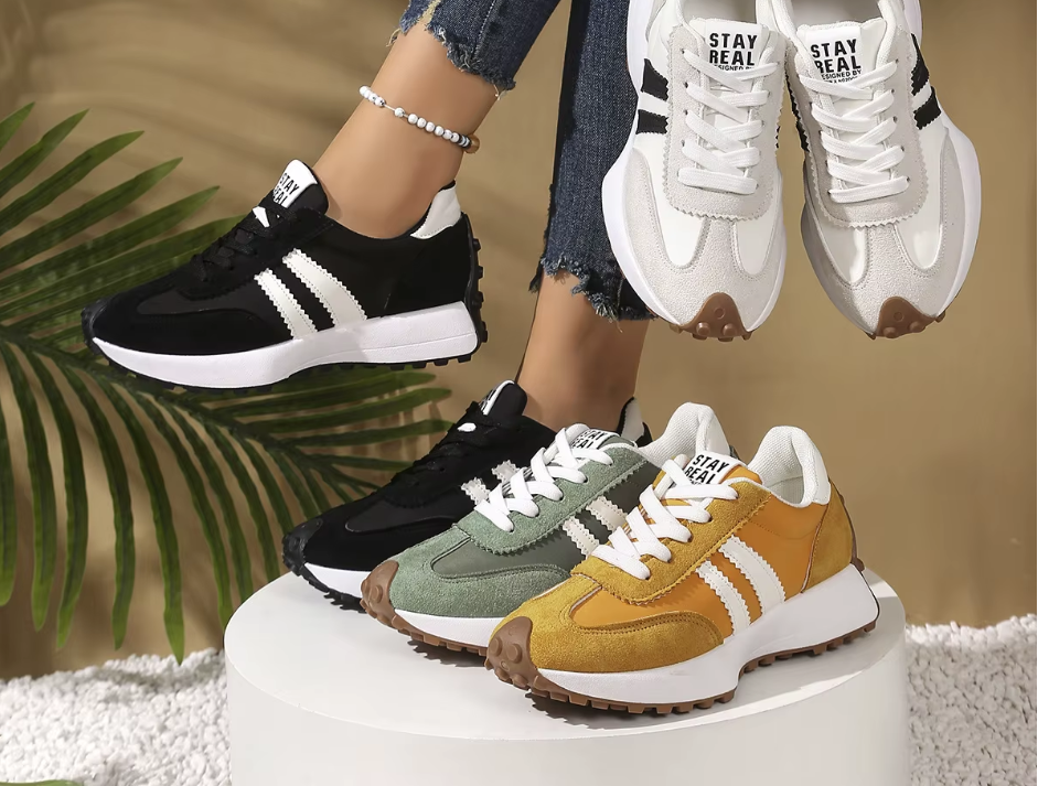 Elegant Thick Bottom Fashionable Sneakers